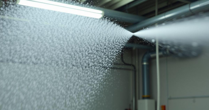 Sprinkler de espuma é a solução ideal para segurança contra incêndios Sprinkler de espuma é a solução ideal para segurança contra incêndios