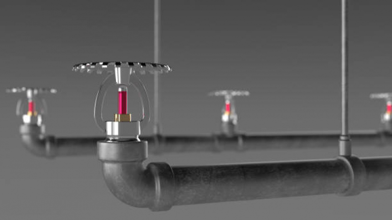 Instalação de Sprinkler de água Glicério - Sprinkler de Teto