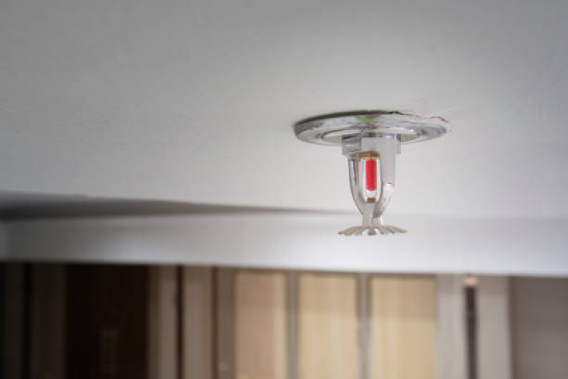 Sprinkler de Teto Valor Higienópolis - Sprinkler e Detector de Fumaça