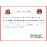 certificado de brigada de incêndio Vila Prudente