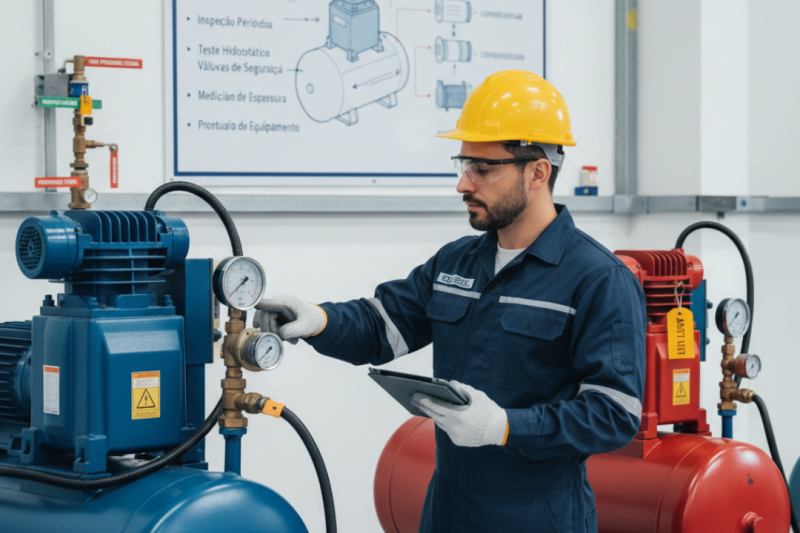 Laudo NR13 para Compressores com Foco em Segurança